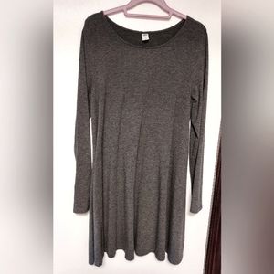 Dark Grey Swing Dress - size L